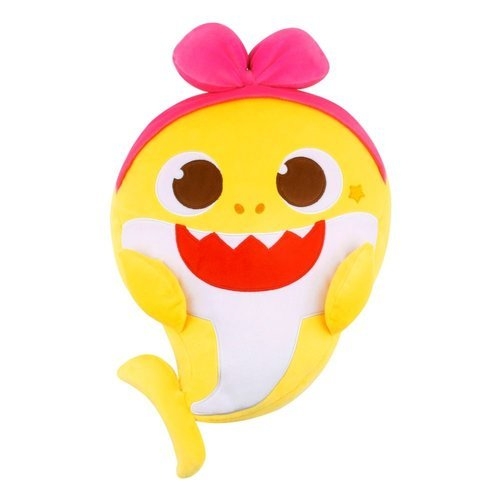 핑크퐁 아기상어 라인쿠션 리본 캐릭터쿠션 WD46375