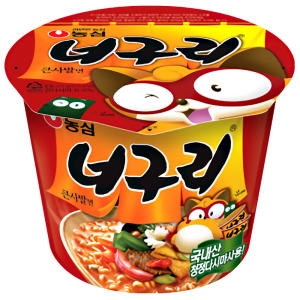 농심 너구리 큰사발 111g (2개)_이미지