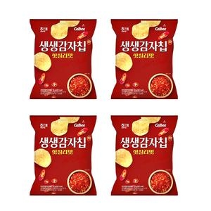 해태제과 생생감자칩 핫칠리맛 55g (4개)