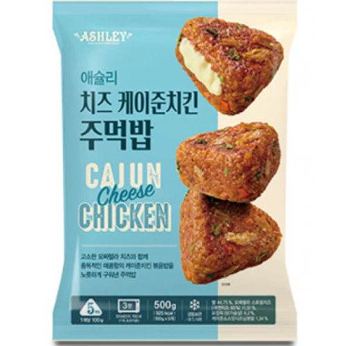치즈 케이준치킨 주먹밥 5개입 500g