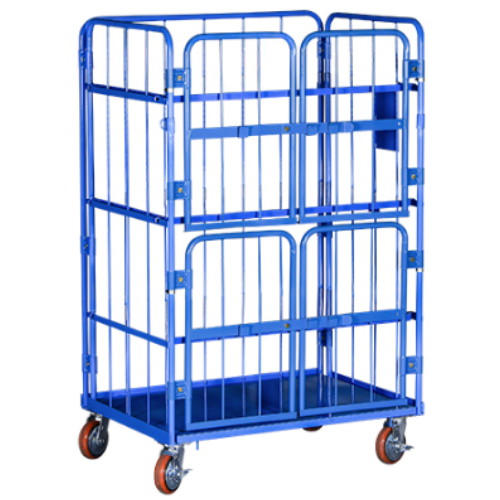 위바인 고하중 스틸 롤테이너 접이식 4문형 (대형)