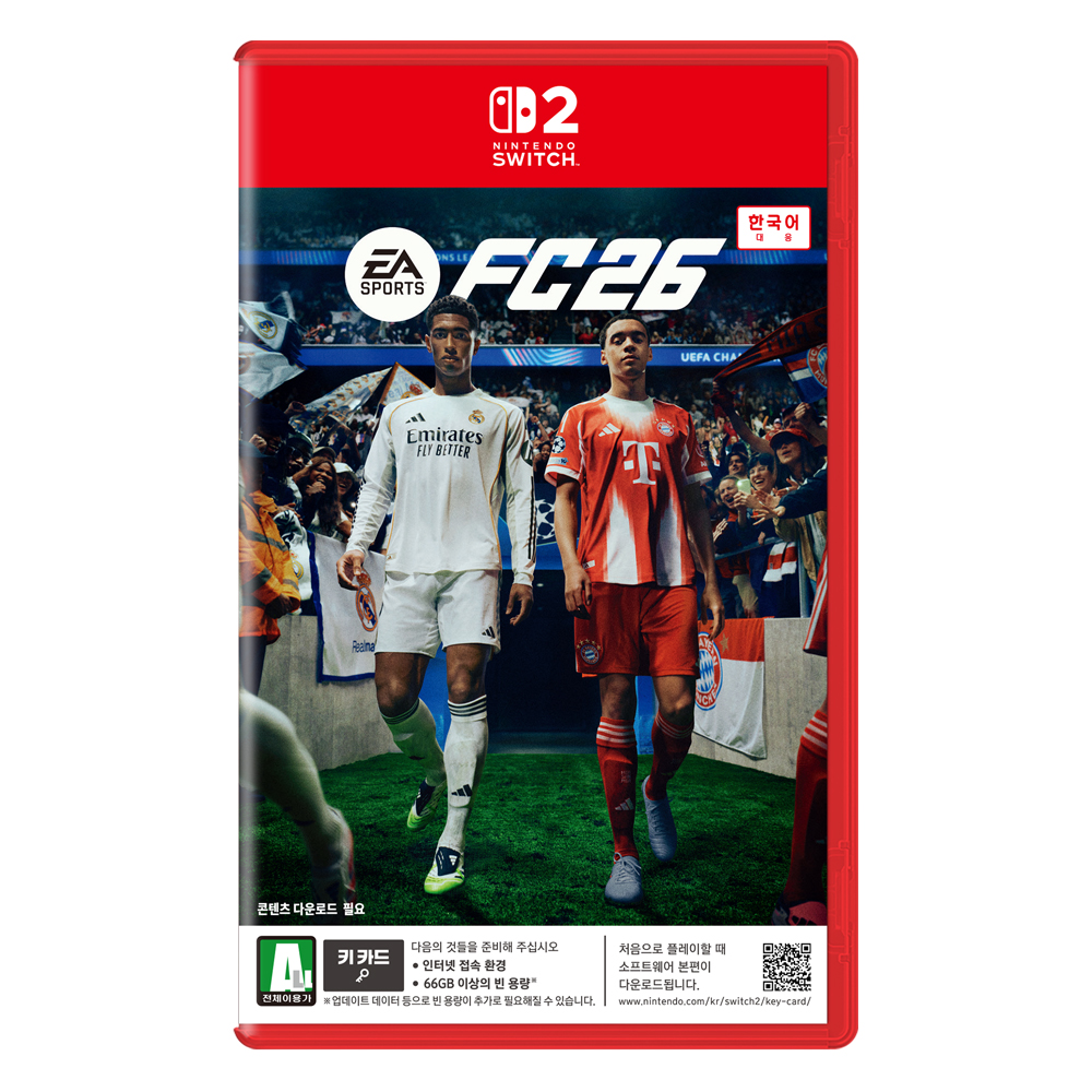  FC 26 한글판 SWITCH2, 패키지키카드