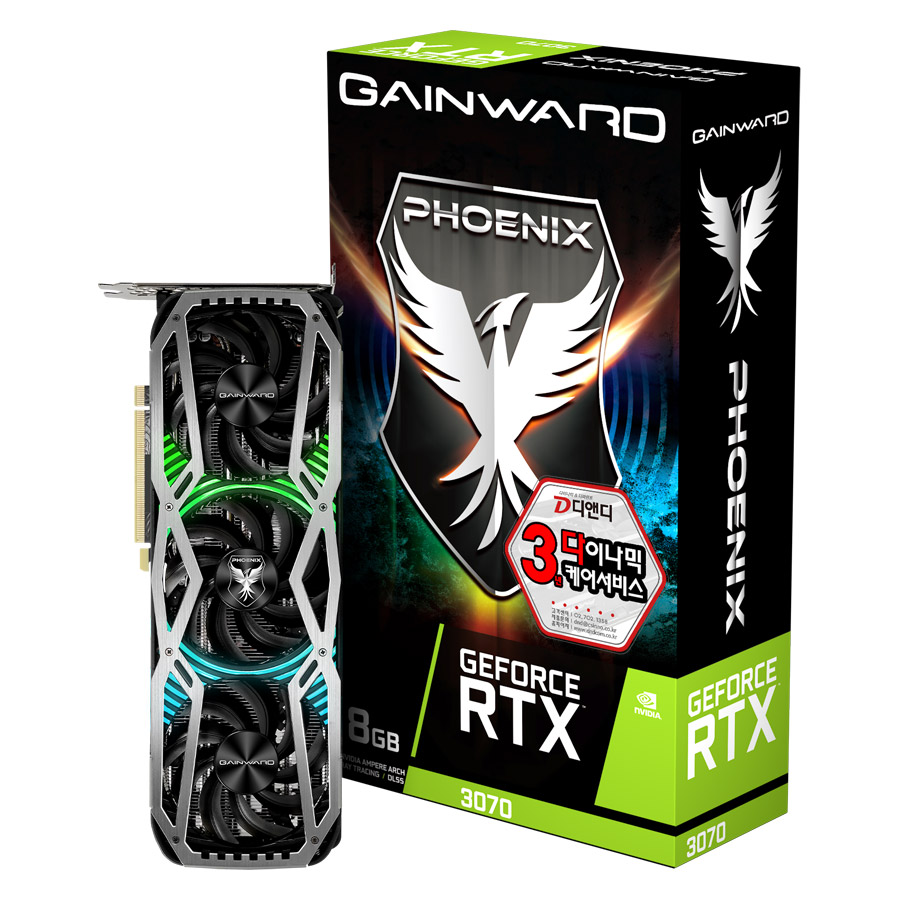 GAINWARD 지포스 RTX 3070 피닉스 D6 8GB_이미지