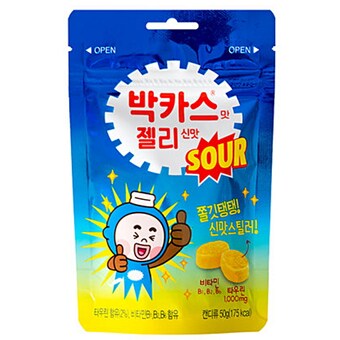동아제약 <b>박카스</b>맛 젤리 신맛 50g