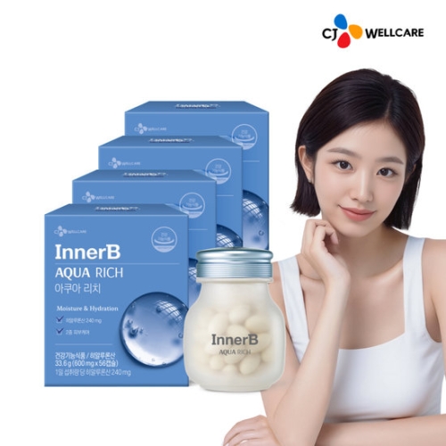 CJ웰케어 이너비 아쿠아리치 히알루론산 맥스 56캡슐_이미지