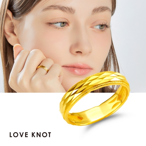 러브넛 순금 3.75g 스트림 컷팅 반지 24K-RG-1197 11호 RG-1197_이미지