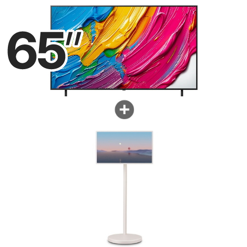 LG전자 AI 65QNED65ABA + 스탠바이미2 27LX6TEGA [TV+TV]