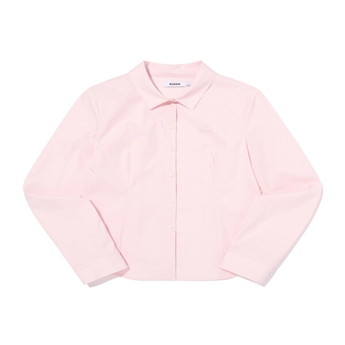 키르시 플레인 슬림핏 셔츠 라이트 핑크 J6122KSH02PIL