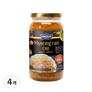 프레스코 파스타소스 명란오일 4개 380g