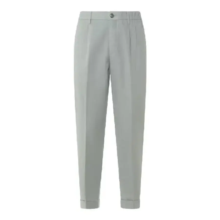 IL PANTALONE BLUE GREY COTTON PANTS DENNIS61513912H Perla