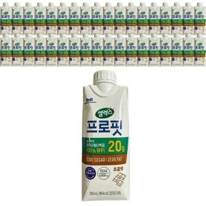 매일유업 셀렉스 프로핏 웨이프로틴 초콜릿 330ml (36개)_이미지