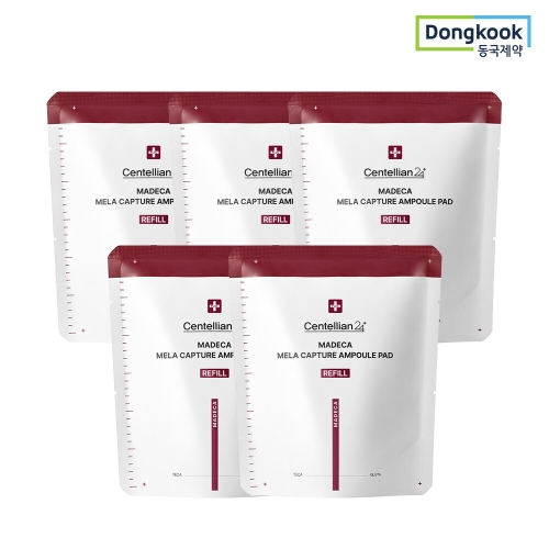 동국제약 센텔리안24 마데카 멜라 캡처 앰플 패드 60매 (리필5개)