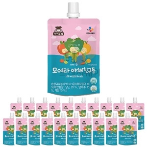 아이누리 마시는 모여라 야채친구들 100ml (20개)_이미지