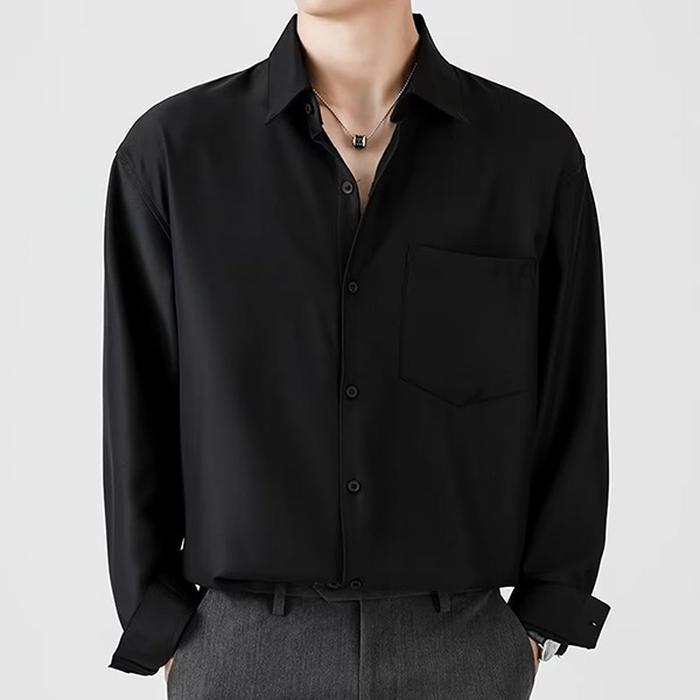 더블디 남성 캐주얼 여름 무지 카라셔츠 IS-JK60 19751202A