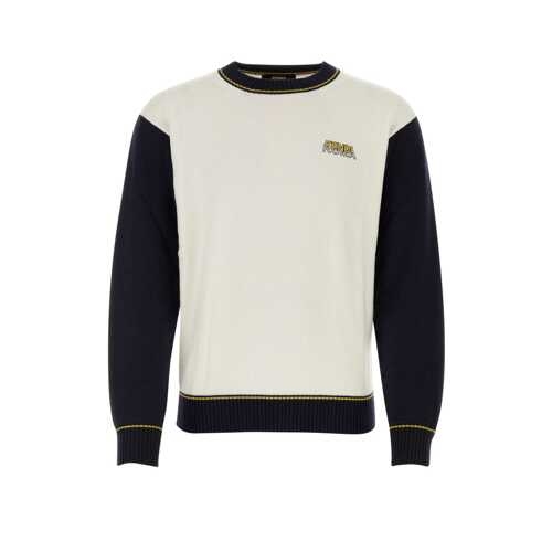 펜디 투톤 울 스웨터 FAE544APX7 F1II8