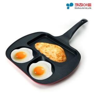 키친아트 에그 3구 멀티팬 [32cm]