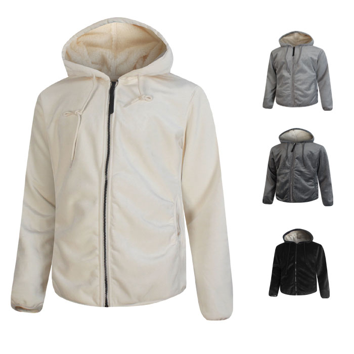 필골드 소프트터치 플리스 후드집업 점퍼 WSJM177_이미지