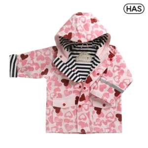 헤즈 아동 레인코트 (러브유)