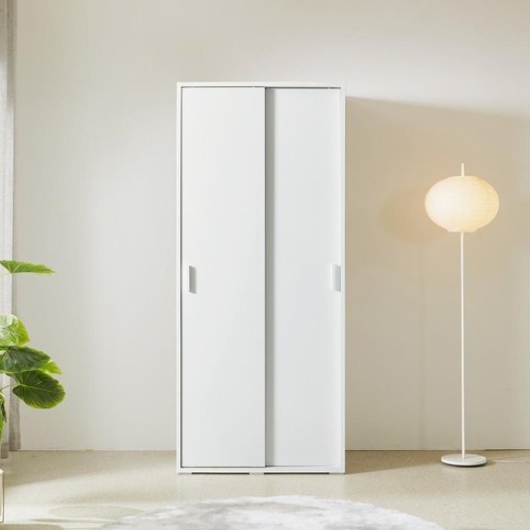 동서가구 세이블 슬라이드 싱글 원룸 A형 옷장 800_이미지