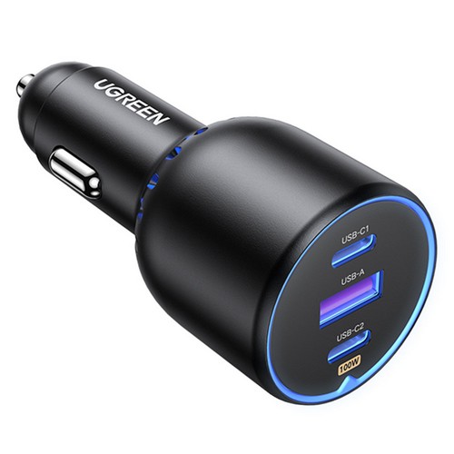 <b>UGREEN</b> 트리플 130W 시거잭 멀티 고속 충전기 CD293