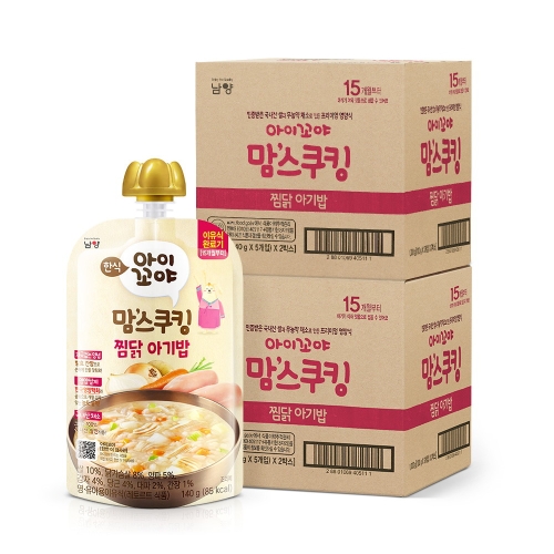남양유업 맘스쿠킹 찜닭 아기밥 140g (20개)_이미지