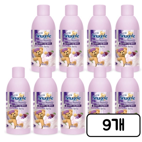 유니레버 스너글 룸스프레이 드림 판타지 리필 150ml (9개)