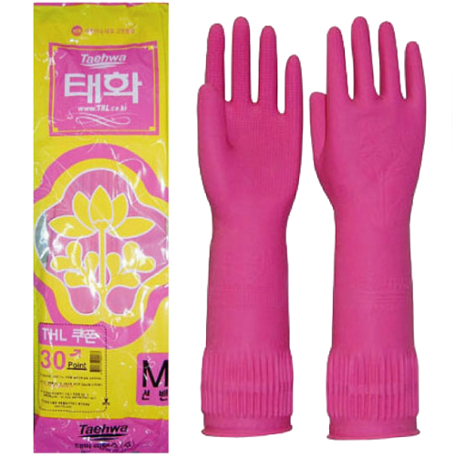 태화 고무장갑 선밴 (중) (10켤레)_이미지
