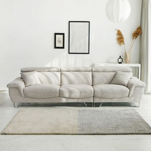 폴로까사 로한 조야 패브릭 소파 4인용 (스툴별도)_이미지