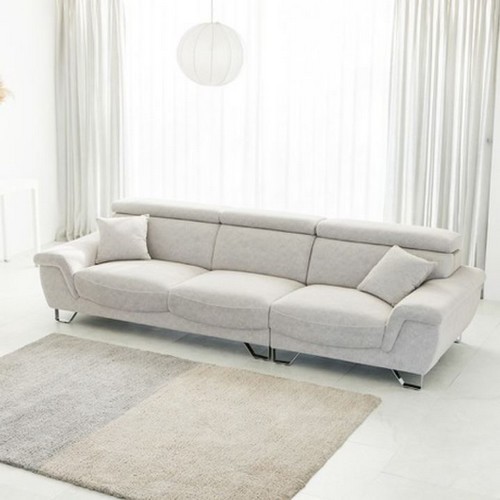 폴로까사 로한 조야 패브릭 소파 4인용 (스툴별도)_이미지