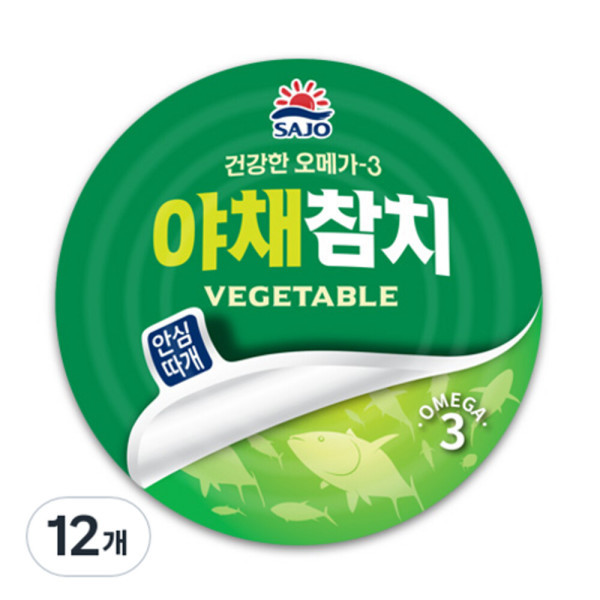 사조대림 야채 참치 안심따개 100g (15개)_이미지