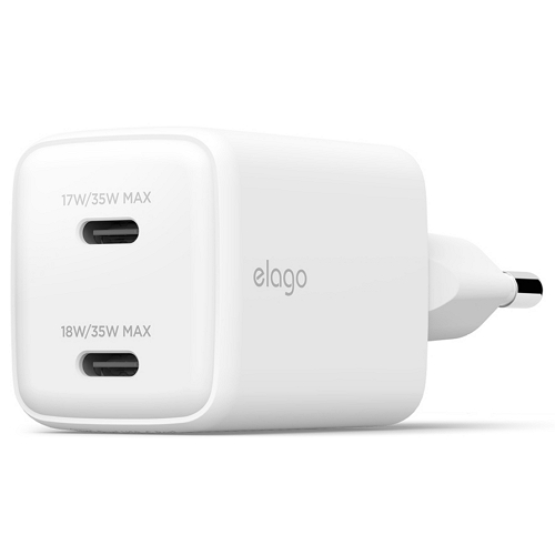 엘라고 PD PPS 35W 2포트 GaN 충전기 EADAP-35W-DUAL-USBC_이미지