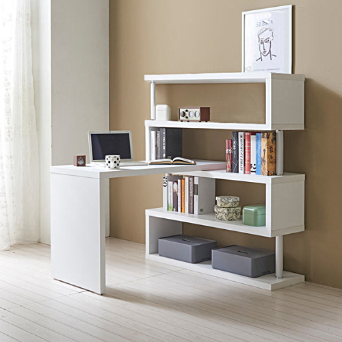 셀레스타 워너비 책상+4단 책장 세트 (1200x550)