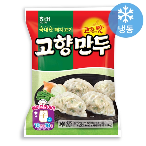 해태제과 고향만두 378g 1개