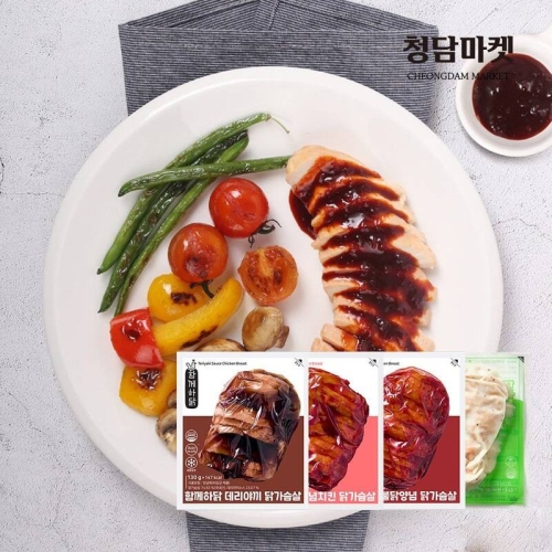 양념 닭가슴살 4종