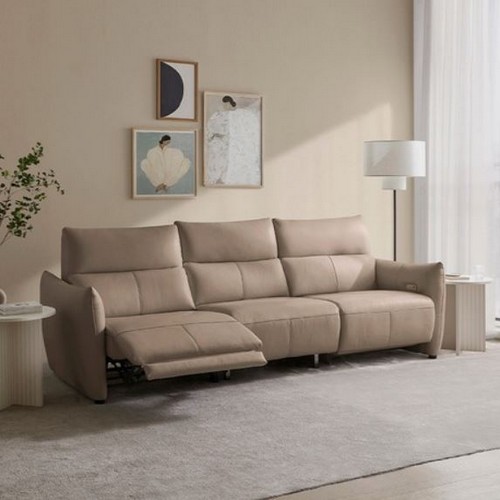 까사미아 루체 천연가죽 리클라이너 4인용_이미지