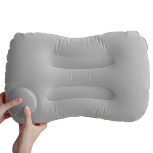 몰리웍스 여행용 캠핑 에어베개 서울그레이