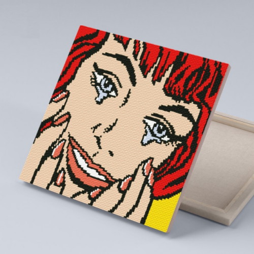 아이러브페인팅 DIY 캔버스형 보석십자수 행복한 눈물