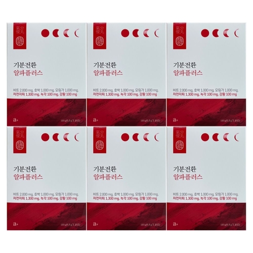 단비식품 생활약속 기분전환 알파플러스 5.5g 20포 (6개)