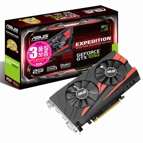 ASUS EX 지포스 GTX1050 2G D5 2GB STCOM_이미지