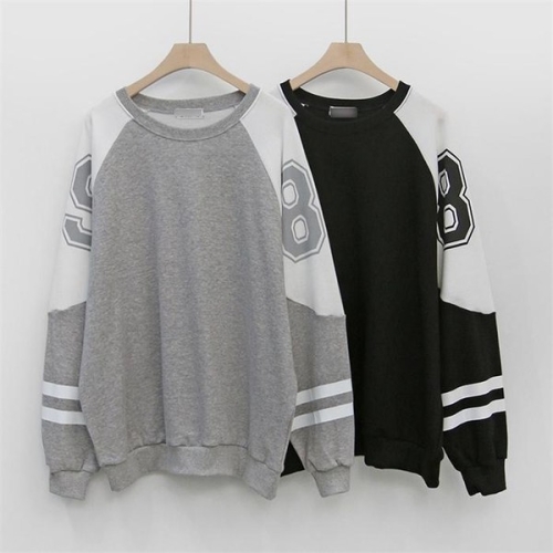 빅사이즈사랑해요 K323L209 오버핏89나그랑맨투맨 PO