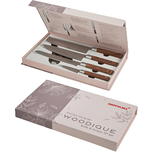 해피콜 우디크 칼 가위 주방칼 5종이미지입니다. 누르면 해당 게시물로 새창이동합니다.