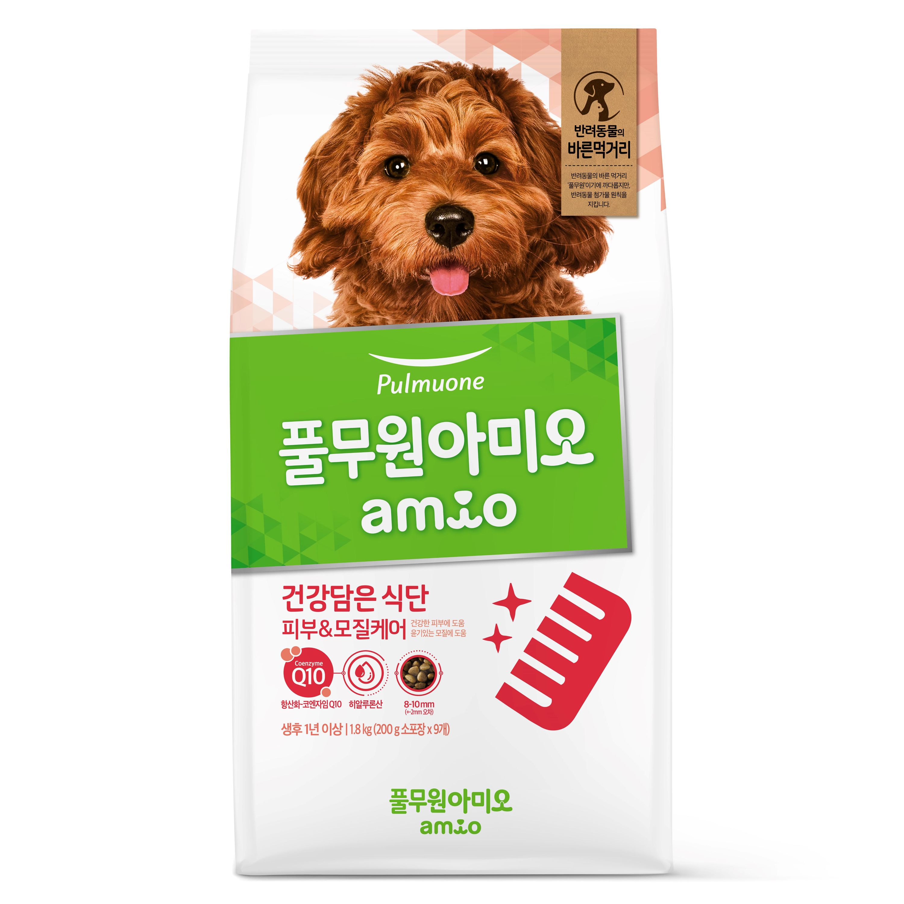풀무원아미오 독 건강담은 식단 피부&모질케어 1.8kg