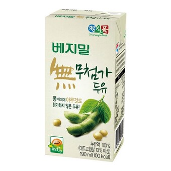 정식품 <b>베지밀</b> 무첨가 두유 190ml