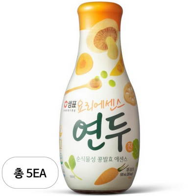 샘표식품 샘표 요리에센스 연두 진 500ml (5개)