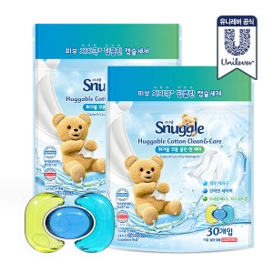 스너글 허거블 코튼 클린 앤 케어 30개입 (2개)_이미지