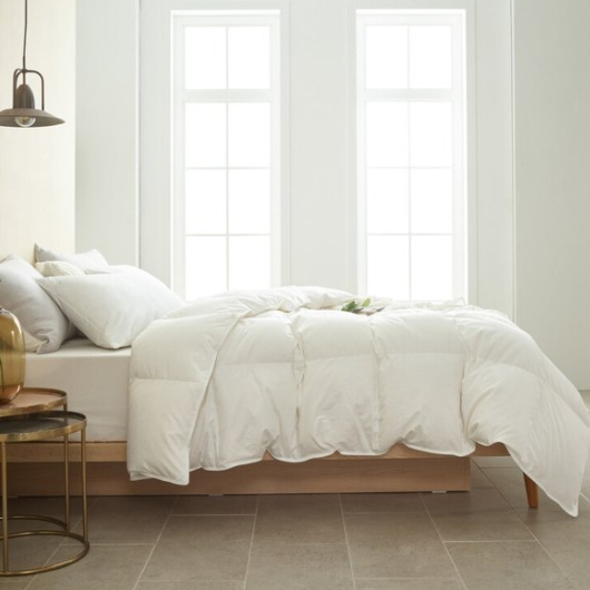 클라우드캐슬 폭스베딩 사계절용 폴란드 솜털80% 숨 쉬는 텐셀 구스 이불 (싱글 S)