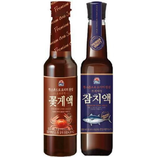사조 프리미엄 참치액 550ml + 프리미엄 꽃게액 550ml (6개)_이미지