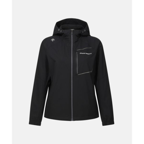 데상트 러닝 터프 우븐 후드형 바람막이 자켓 블랙 SR123RWB23 SR123RWB23_BLK0 321656_이미지