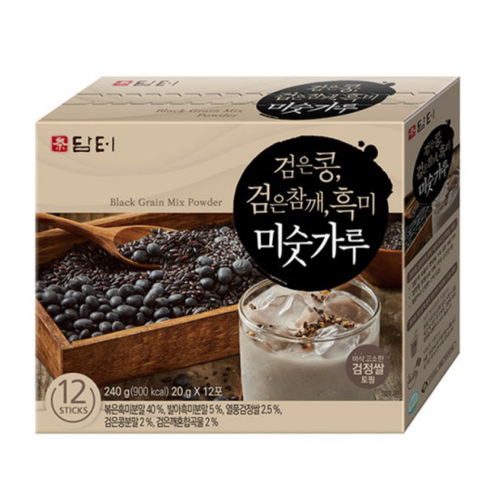 검은콩 검은참깨 흑미 미숫가루 12T