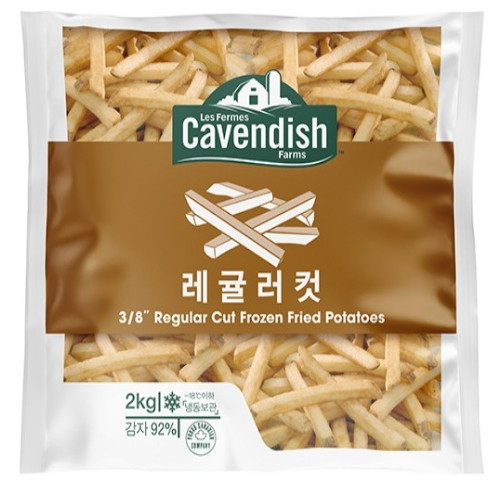 카벤디쉬 팜스 레귤러컷 감자튀김 2kg (2개)_이미지